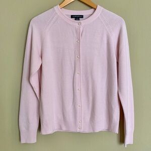 Vintage Pink Pearl Button Knit Coquette Sweater